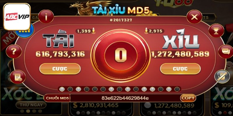 Tổng hợp cửa cược trong tài xỉu ABCVIP